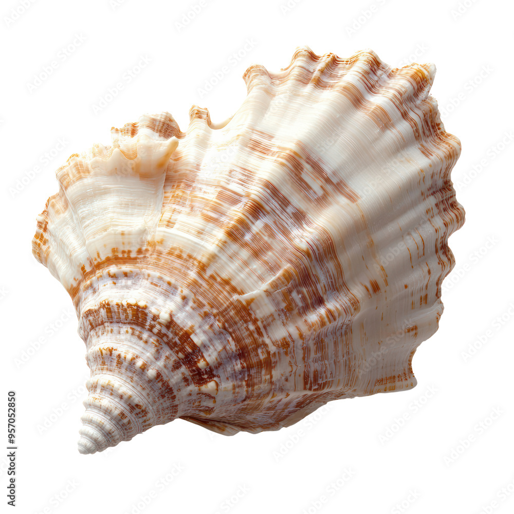 Obraz premium Shell object isolated on transparent png.