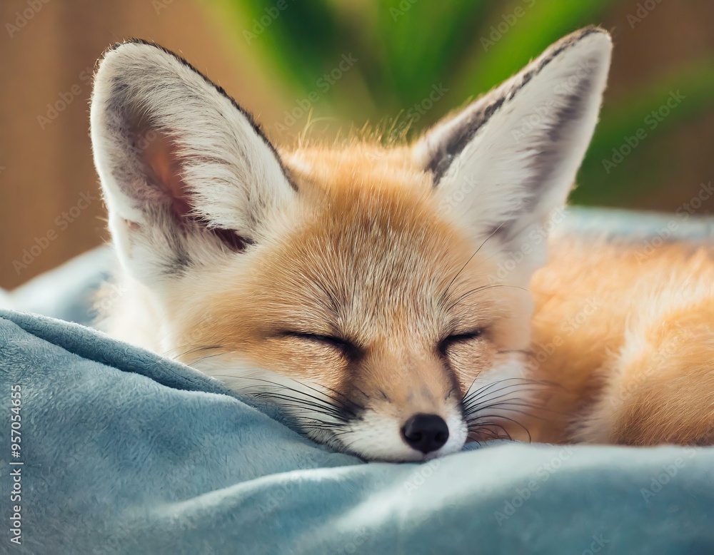 Fototapeta premium desert fox Generative AI 