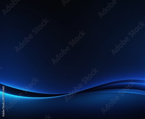 abstract blue background with waves