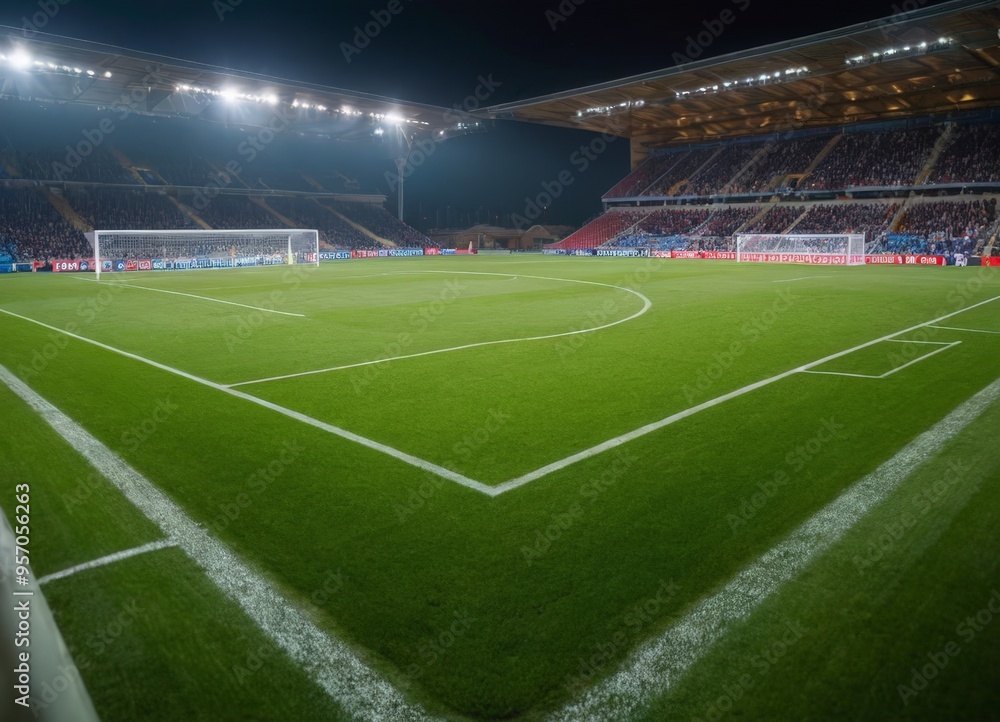 Obraz premium soccer field