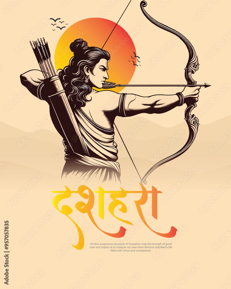 Happy Dussehra and Subh Vijayadashami with ravan dahan social media ...