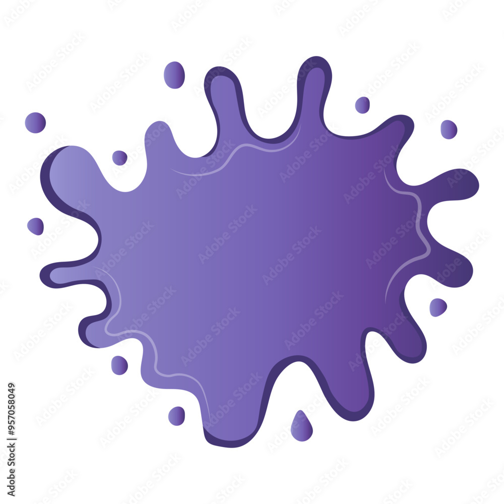 Blueberry Drop Illustration with Abstract Cartoon Design. Isolated Vector Graphic Blueberry Drop Illustration with Abstract Cartoon Design. Isolated Vector Graphic