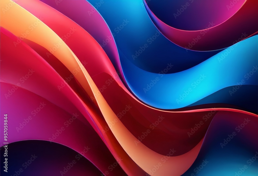 Fototapeta premium the red and blue abstract background