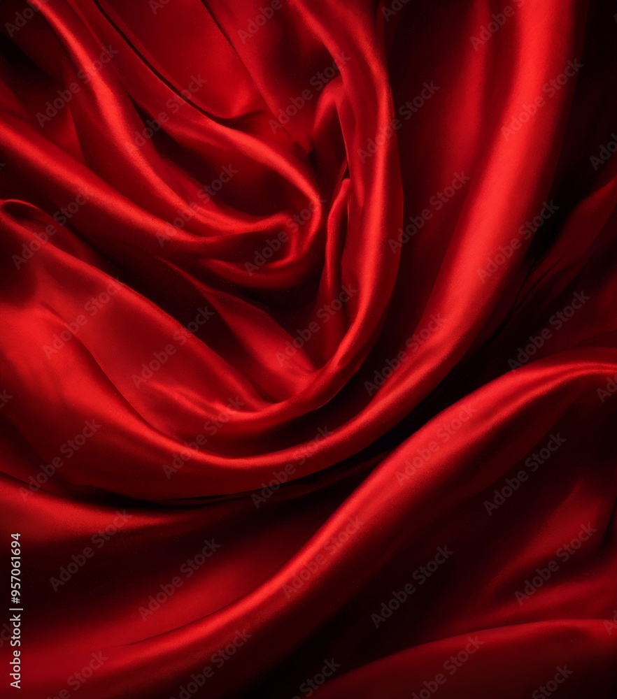 red silk fabric background red silk fabric background