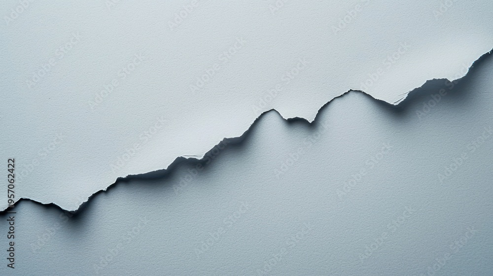 A piece of paper with a zigzag edge, creating a unique and jagged border. A piece of paper with a zigzag edge, creating a unique and jagged border.