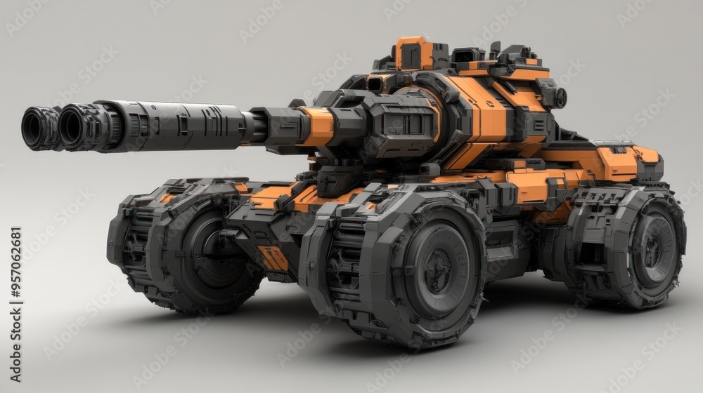 Futuristic Military Tank Futuristic Military Tank