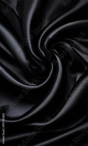 black silk fabric