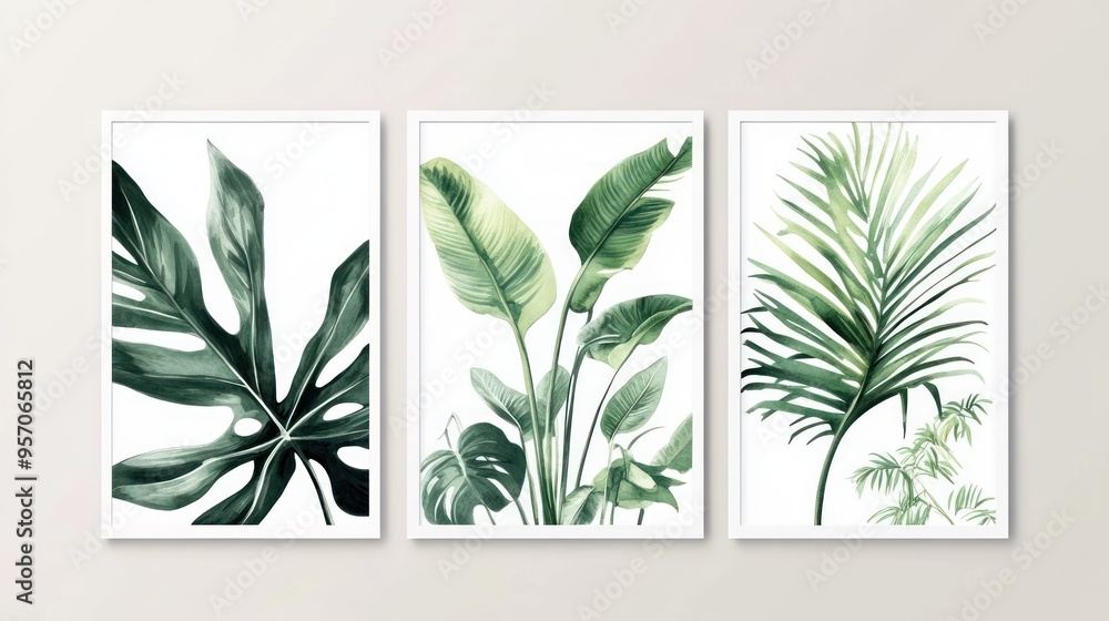 Tropical Leaf Art Prints Tropical Leaf Art Prints