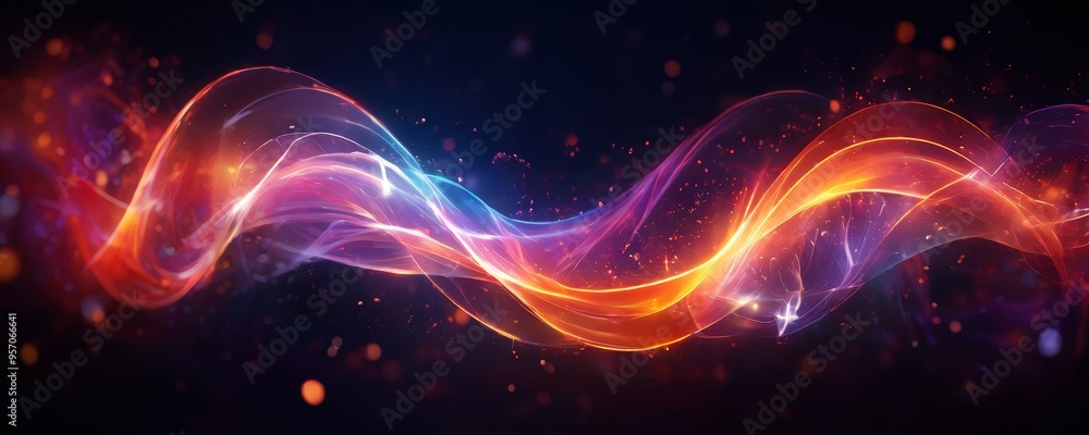 abstract background with colorful lines and lights abstract background with colorful lines and lights