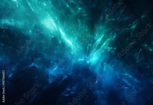 abstract blue and green background