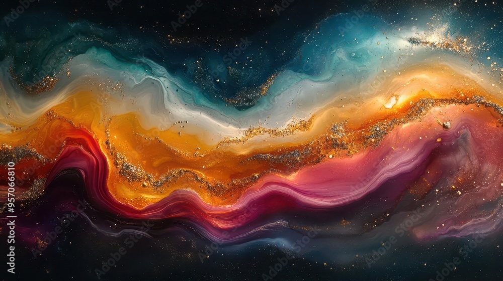 mesmerizing fluid art piece with swirling iridescent colors organic shapes blend and morph creating a dreamlike abstract landscape metallic accents add depth and intrigue to the composition mesmerizing fluid art piece with swirling iridescent colors organic shapes blend and morph creating a dreamlike abstract landscape metallic accents add depth and intrigue to the composition