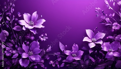 purple flowers wallpapers wallpaper