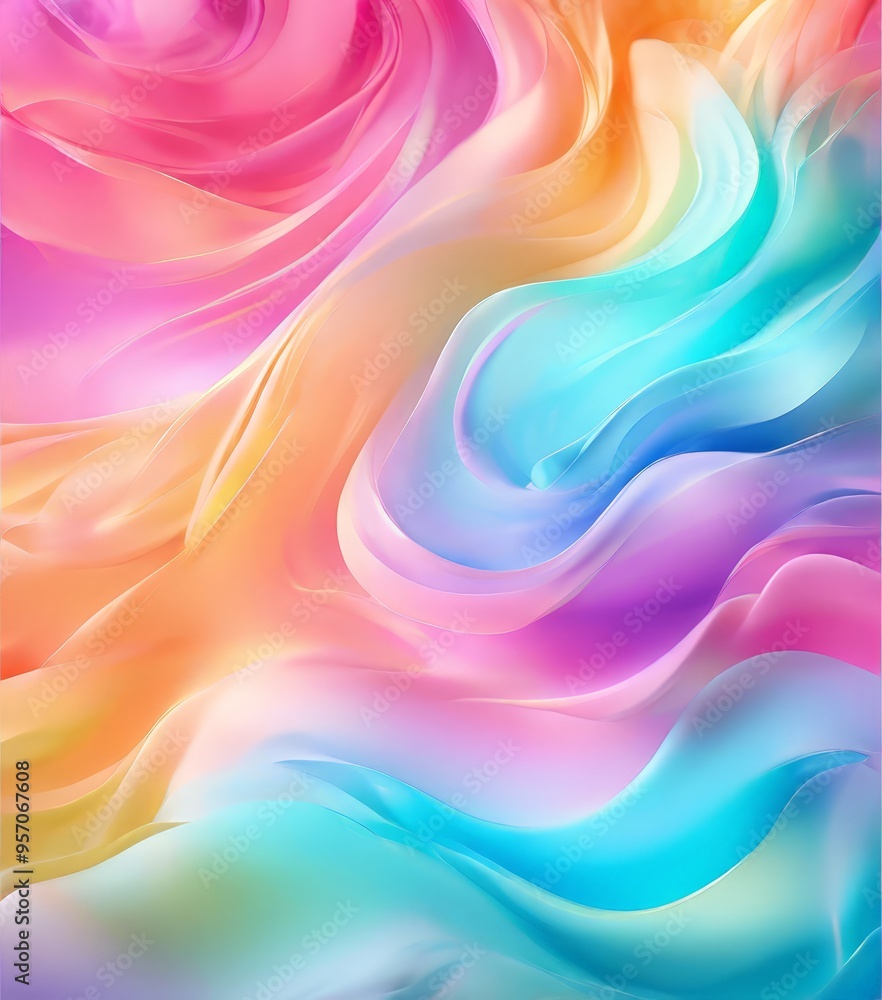 Obraz premium abstract background with colorful fluid