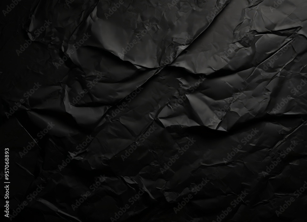 black crumpled paper background black crumpled paper background