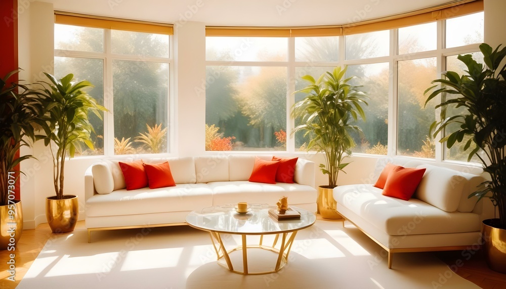 Photo interior modern design room 3d illustration Photo interior modern design room 3d illustration