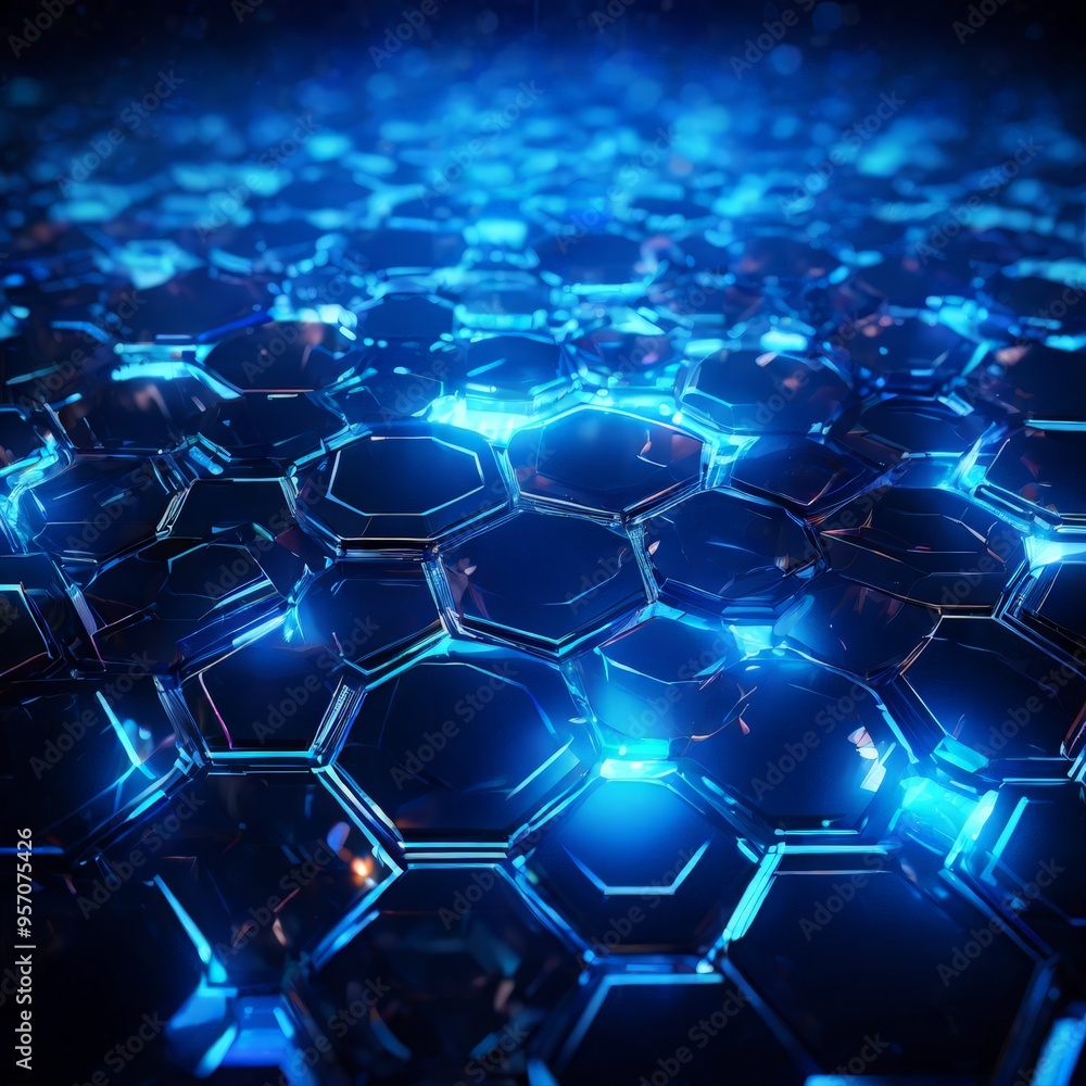 abstract 3d background with hexagons abstract 3d background with hexagons