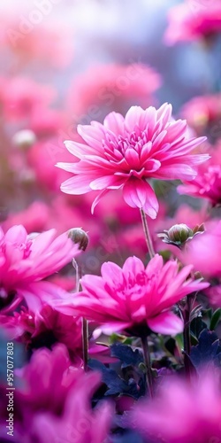 pink flowers in the garden