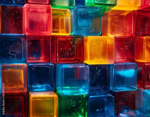 colorful cubes wallpapers