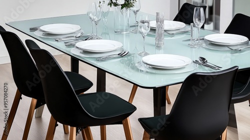 Modern Dining Table Setting