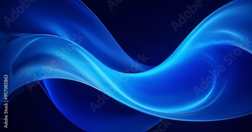 blue wave background