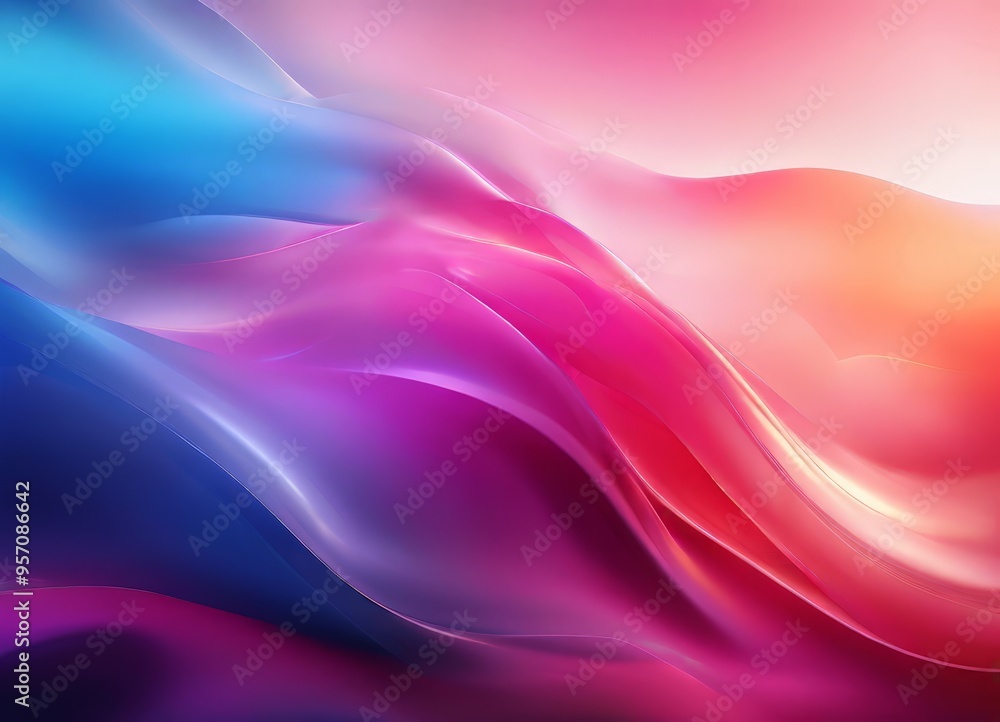 custom made wallpaper toronto digitalabstract background with colorful waves