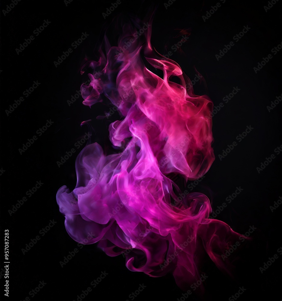 pink and red smoke on black background pink and red smoke on black background