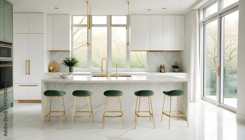 Photo interior modern design room 3d illustration Photo interior modern design room 3d illustration