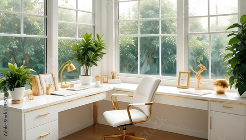 Photo interior modern design room 3d illustration