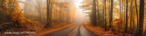 National Park s Great Smoky Mountains in autumn