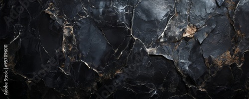 Wallpaper Mural black marble wallpaper with gold leaf Torontodigital.ca