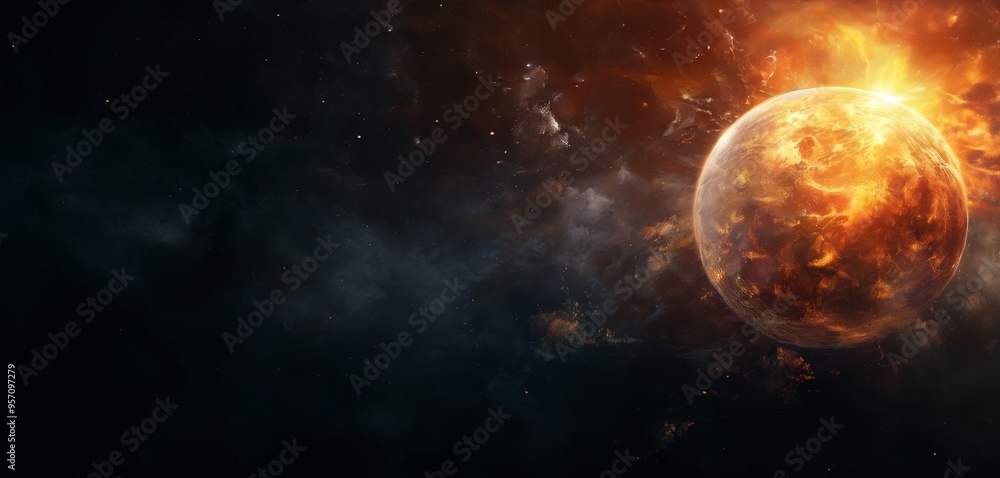 planet in the middle nebula planet in the middle nebula