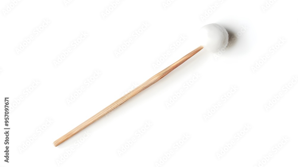 Isolated cotton swab against a white background Isolated cotton swab against a white background