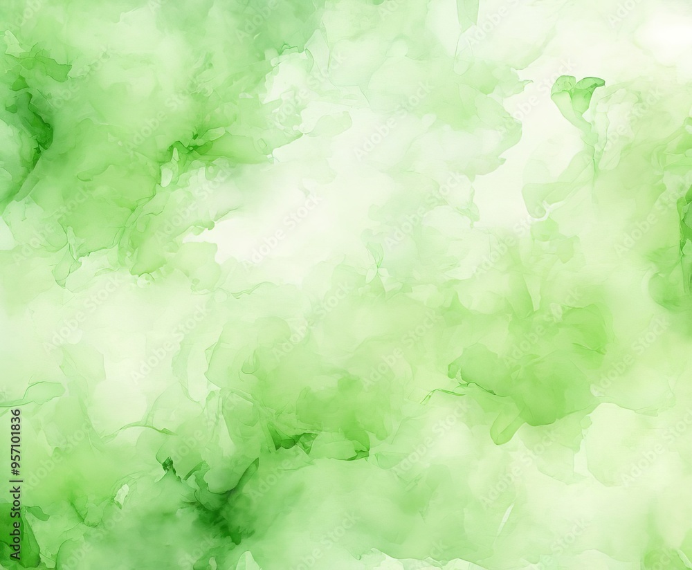 Fototapeta premium abstract green watercolor background