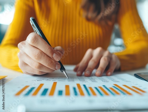 Wallpaper Mural Entrepreneur typing out the mission statement for their business plan, with a focused and determined expression, business plan, mission statement Torontodigital.ca