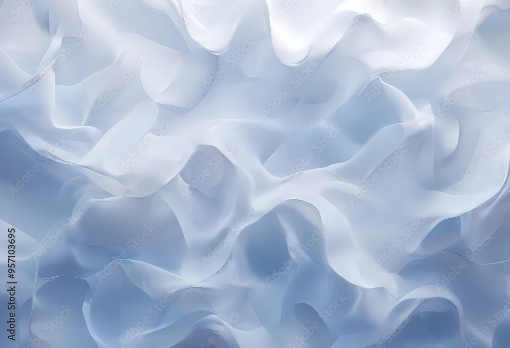 abstract blue background with white wavy paper texture abstract blue background with white wavy paper texture