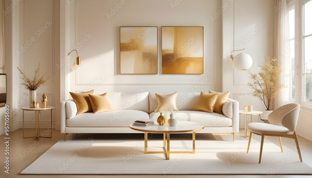 Photo interior modern design room 3d illustration Photo interior modern design room 3d illustration