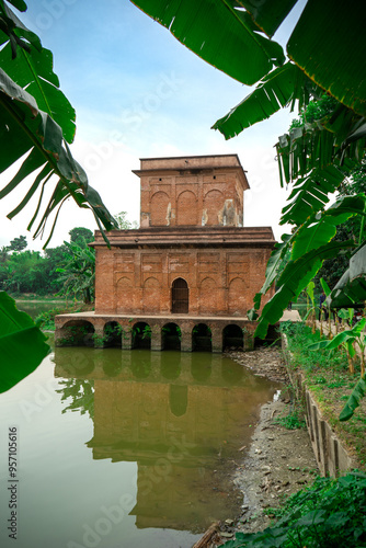 Tarapur Mandir is Hindu temple of Puthia Temple Complex in Puthia Upazila, Rajshahi Division, Bangladesh. photo