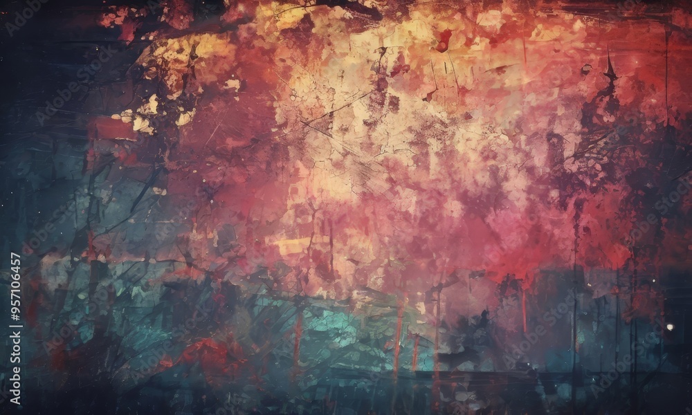 painting with red and yellow colors painting with red and yellow colors