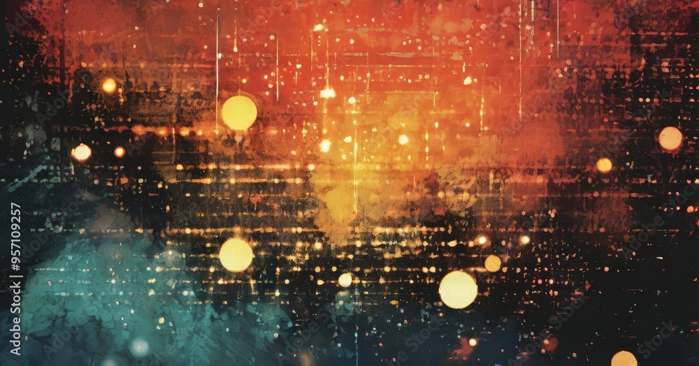 Fototapeta premium picture city with lights