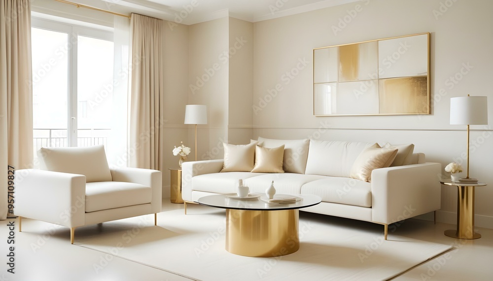 Photo interior modern design room 3d illustration Photo interior modern design room 3d illustration