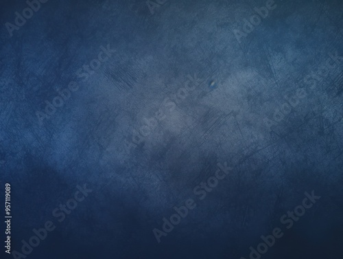 Modern new Navy Blue gradient background grainy noise texture