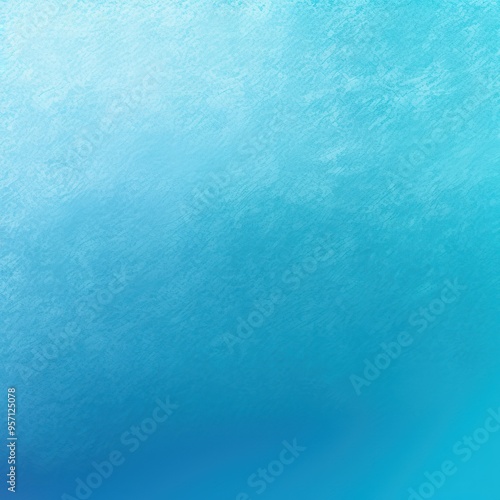 Modern new Sky Blue gradient background grainy noise texture photo