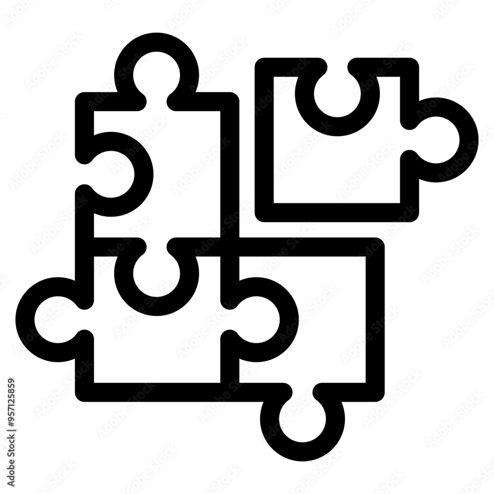 Jigsaw Puzzle Icon Jigsaw Puzzle Icon