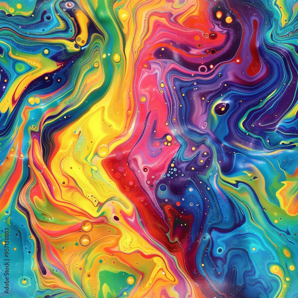 Abstract Swirling Paint Texture Background Abstract Swirling Paint Texture Background