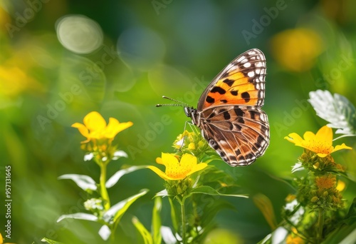 charming young animals playfully roaming colorful natural environments filled life vibrant flora, cute, wildlife, greenery, habitat, outdoor, landscape