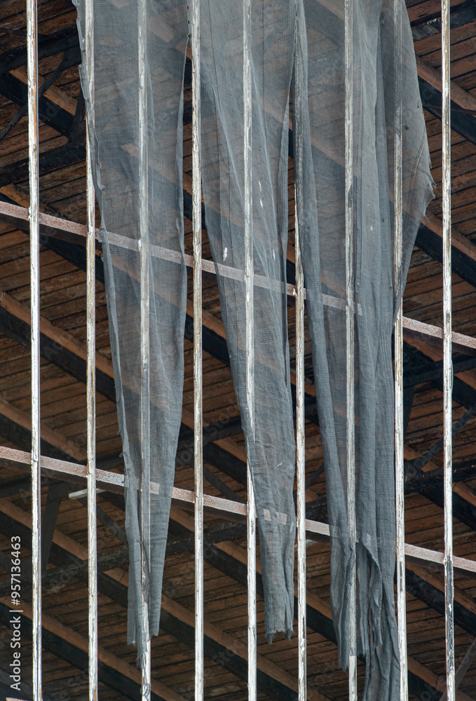 old warehouse from outside.Grunge background