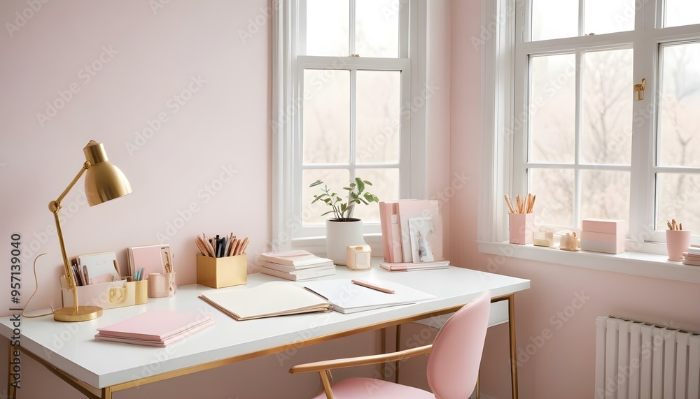 Fototapeta premium Photo interior modern design room 3d illustration