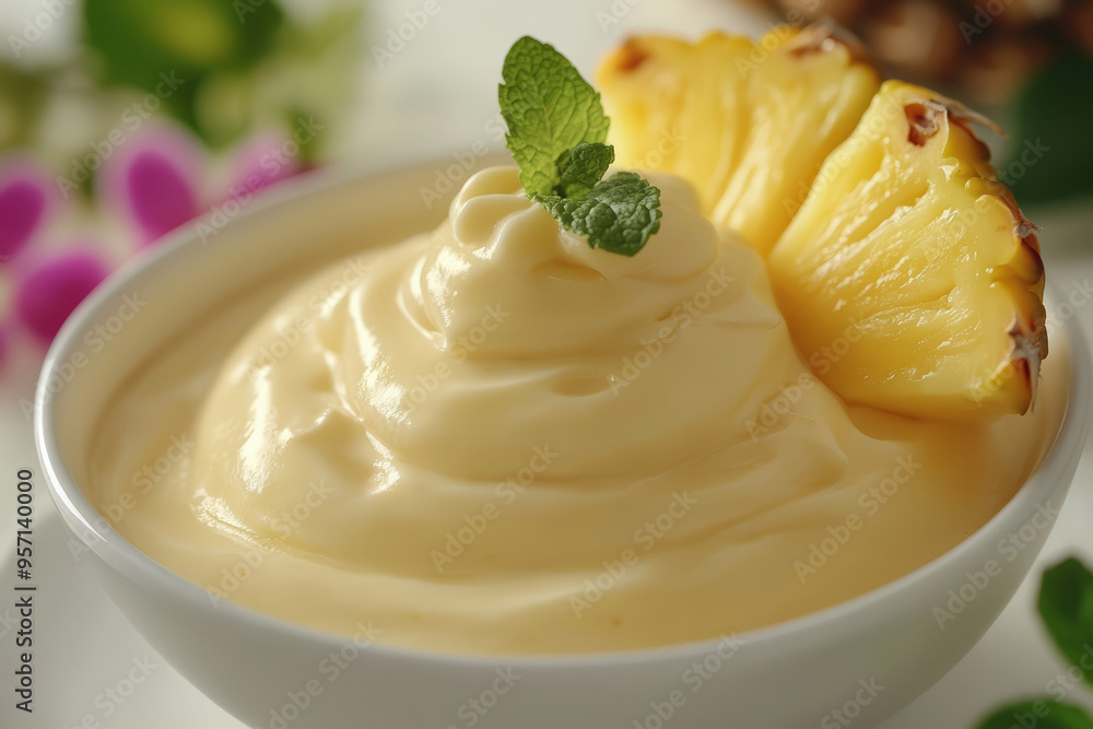 Pineapple Bavarian Cream Pineapple Bavarian Cream