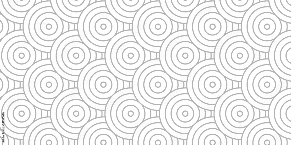 Overlapping creative diamond circle abstract white and gray pattern background with waves texture. geometric digital fabric pattern circles floral and spiral round lapping blue retro background. Overlapping creative diamond circle abstract white and gray pattern background with waves texture. geometric digital fabric pattern circles floral and spiral round lapping blue retro background.