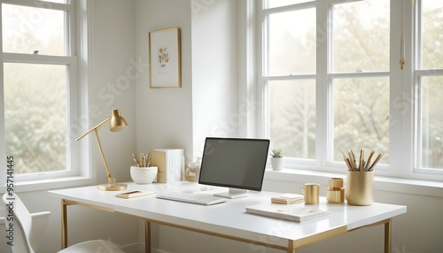 Photo interior modern design room 3d illustration